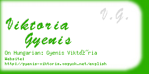 viktoria gyenis business card